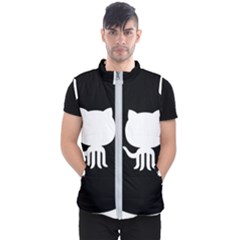 Logo Icon Github Men s Puffer Vest by Celenk