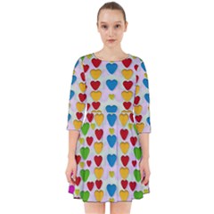 So Sweet And Hearty As Love Can Be Smock Dress by pepitasart