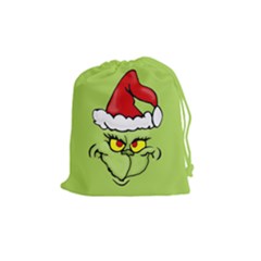 Grinch Drawstring Pouches (medium)  by Valentinaart