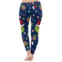 Grinch pattern Classic Winter Leggings View4