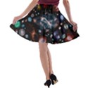 Galaxy Nebula A-line Skater Skirt View2