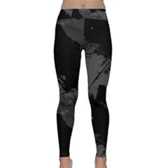 Grunge Splatter Classic Yoga Leggings by chloesdesign