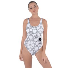 Pattern Zentangle Handdrawn Design Bring Sexy Back Swimsuit by Celenk