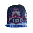 Chicago Fire With Skyline Drawstring Pouches (Extra Large) View1