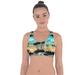 Trees Branches Branch Nature Cross String Back Sports Bra by Celenk