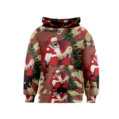 Karl Marx Santa  Kids  Pullover Hoodie by Valentinaart