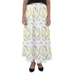 Chilli Pepers Pattern Motif Flared Maxi Skirt by dflcprints