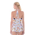 Corgilicious Corgi Doodle Art Boyleg Halter Swimsuit  View2