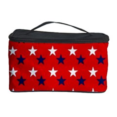 Patriotic Red White Blue Usa Cosmetic Storage Case by Celenk