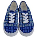 Textiles Texture Structure Grid Kids  Classic Low Top Sneakers View1