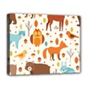 Woodland Friends Pattern Deluxe Canvas 20  x 16   View1