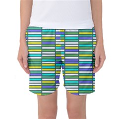 Color Grid 03 Women s Basketball Shorts by jumpercat