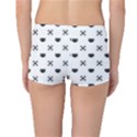 Black Pixel Skull Pirate Boyleg Bikini Bottoms View2