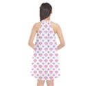 Pixel Hearts Halter Neckline Chiffon Dress  View2