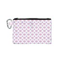 Pixel Hearts Canvas Cosmetic Bag (Small) View1