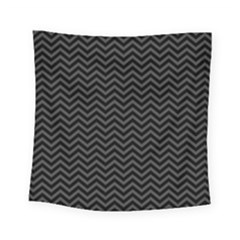 Dark Chevron Square Tapestry (small) by jumpercat