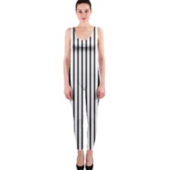 Basic Vertical Stripes Onepiece Catsuit by jumpercat