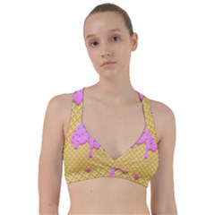 Strawberry Ice Cream Sweetheart Sports Bra by jumpercat