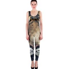 Tiger Bengal Stripes Eyes Close Onepiece Catsuit by BangZart