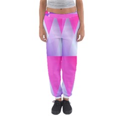 Gradient Geometric Shiny Light Women s Jogger Sweatpants by BangZart