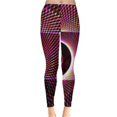 Grid Bent Vibration Ease Bend Leggings  by BangZart