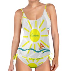 Summer Beach Holiday Holidays Sun Tankini Set by BangZart