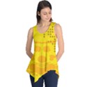 Texture Yellow Abstract Background Sleeveless Tunic View1