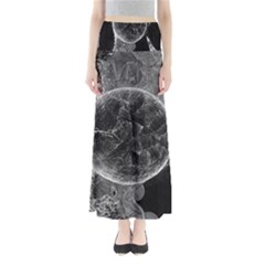 Space Universe Earth Rocket Full Length Maxi Skirt by BangZart