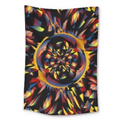 Spiky Abstract Large Tapestry by linceazul