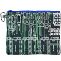 Printed Circuit Board Circuits Canvas Cosmetic Bag (xxxl) by Celenk