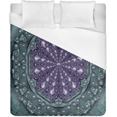 Star And Flower Mandala In Wonderful Colors Duvet Cover (california King Size) by pepitasart