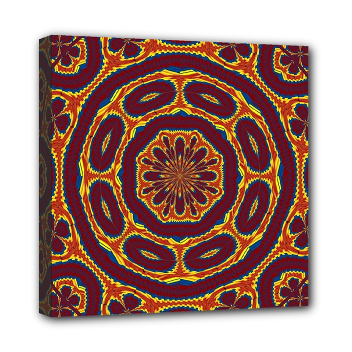 Geometric Tapestry Mini Canvas 8  x 8 