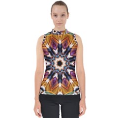 Kaleidoscope Pattern Kaleydograf Shell Top by Celenk