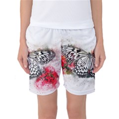 Butterfly Animal Insect Art Women s Basketball Shorts by Celenk