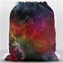 Abstract Picture Pattern Galaxy Drawstring Bag (Large) View1