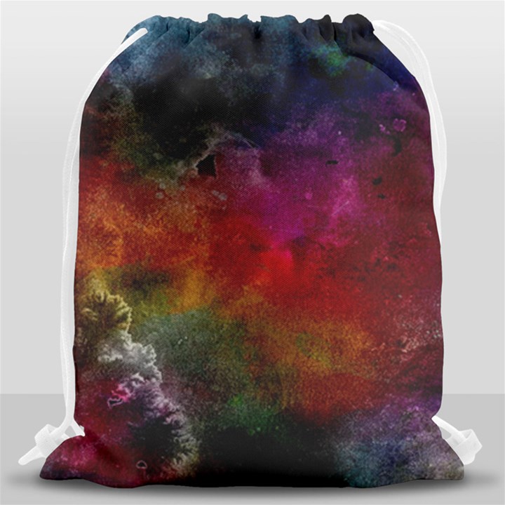 Abstract Picture Pattern Galaxy Drawstring Bag (Large)