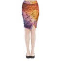 Music Notes Midi Wrap Pencil Skirt View1