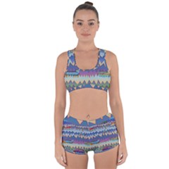 Zig Zag Boats Racerback Boyleg Bikini Set by CosmicEsoteric