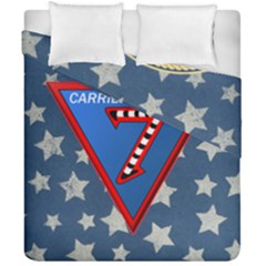 Carrier Air Wing Seven Duvet Cover Double Side (california King Size) by Bigfootshirtshop