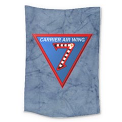 Carrier Air Wing Seven Large Tapestry by Bigfootshirtshop