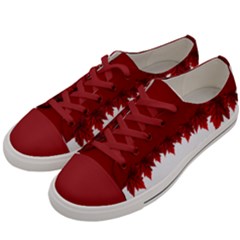 Canada Maple Leaf Shoes Women s Low Top Canvas Sneakers by CanadaSouvenirs