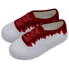 Canada Maple Leaf Shoes Kids  Classic Low Top Sneakers by CanadaSouvenirs