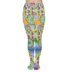 Amoeba Flowers Women s Tights by CosmicEsoteric