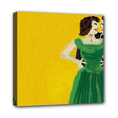 After Nine By Julie Grimshaw 2017 Mini Canvas 8  X 8  by JULIEGRIMSHAWARTS