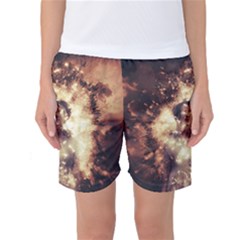 Science Fiction Teleportation Women s Basketball Shorts by Celenk