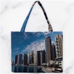 Skyscraper City Architecture Urban Mini Tote Bag by Celenk