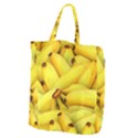 Yellow Banana Fruit Vegetarian Natural Giant Grocery Zipper Tote View1