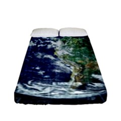 Earth Internet Globalisation Fitted Sheet (full/ Double Size) by Celenk