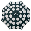 Big Dot Teal Blue Straight Umbrellas View1