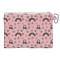 Music Stars Peach Canvas Cosmetic Bag (XL) View2